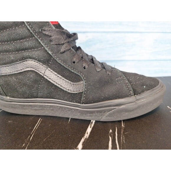 Vans SK8-Hi Black Suede Canvas High Top Skate Shoes M 5 W 6.5 main image 5